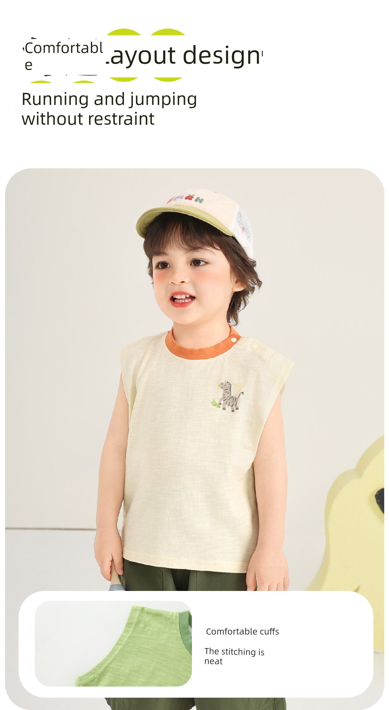 [Summer Vest Clearance] Baby Clothes Casual Vest Summer Sleeveless T-Shirt Boys Girls Baby Tops — 11