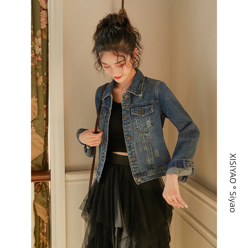 Korean version have cash less than that is registered in the accounts Self-cultivation Opening season Retro chaqueta