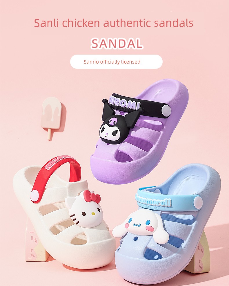 Sanrio Children's Slippers 2026 New Model for Girls, Baby Indoor Non-Slip Kids' Clogs, Summer Sandals — 1