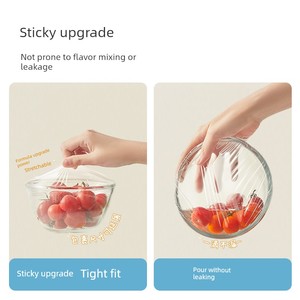 Chuidahuang Tear-Off Food-Grade Pe Cling Film, No Knife Needed, Economical Pack for Home Kitchen, High Temperature Resis