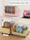Under the desk book bag storage box pulley book box movable student classroom with desktop book storage box book shelf