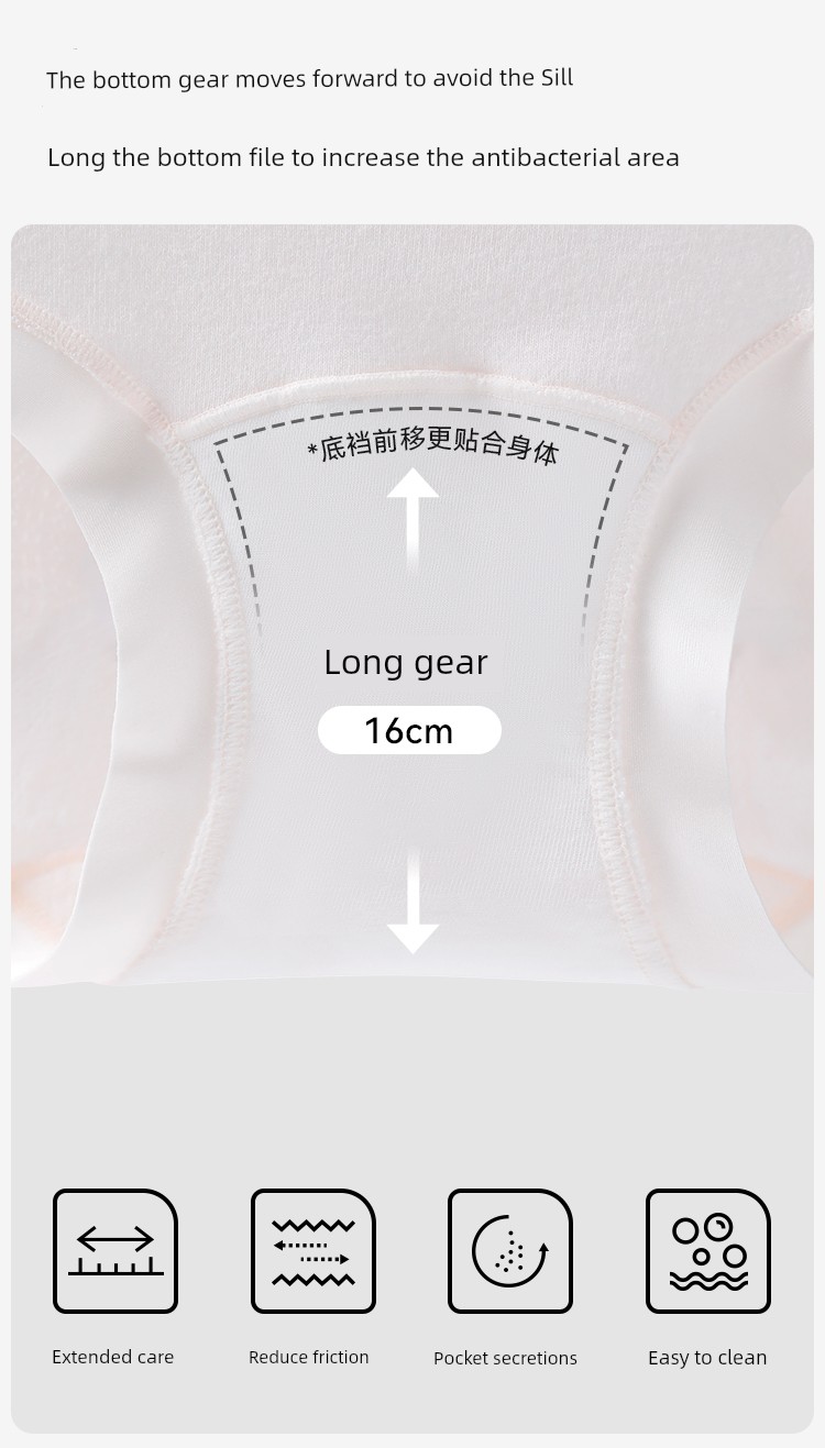 Ying's Maternity Underwear, Autumn Style, Antibacterial Cotton, Suitable for Early, Mid, and Late Pregnancy, Seamless Low-Waist V-Shaped Belly Support — 6