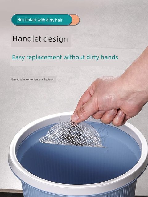 Bathroom hair filter hair blocking net bathroom sewer filter insect floor drain patch anti-odor prevention hair anti-worm prevention