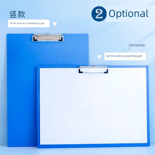 Increase the size of the folder clamp for students using writing board pads and paper storage bags for students A3 test paper clip exam plyboard writing stationery office supplies writing board 8k drawing board drawing pad clamp