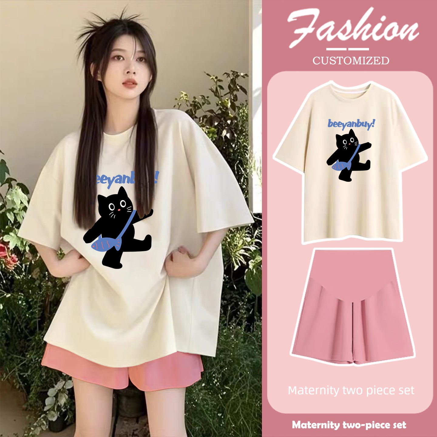 Maternity Set for Summer 2026: New Trendy Tops for Stylish Moms, Maternity Wear That Doesn'T Show Pregnancy, with a High-End Feel, and Maternity Pants — 10