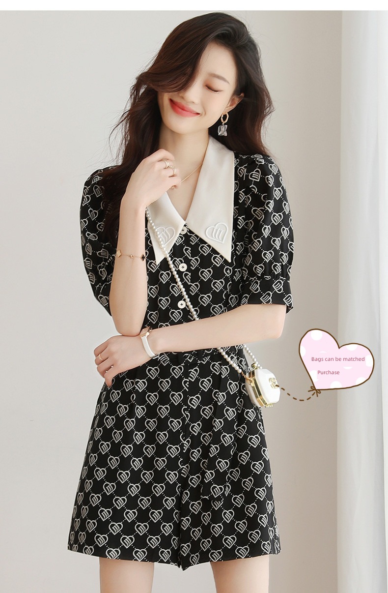Momo Advanced sense little chap Chiffon Thin money Jumpsuits