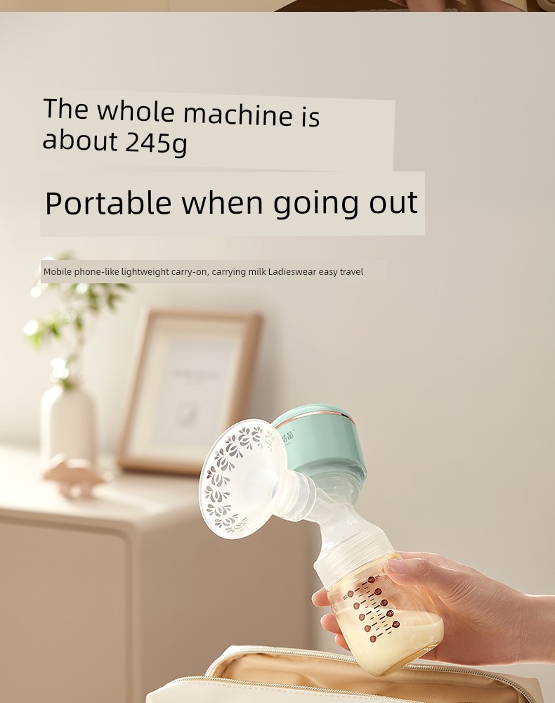 October Crystalline Breast Pump Electric Integrated Automatic Milk Suckling Device Maternal Postpartum Genuine Goods Suction Large Mute — 15