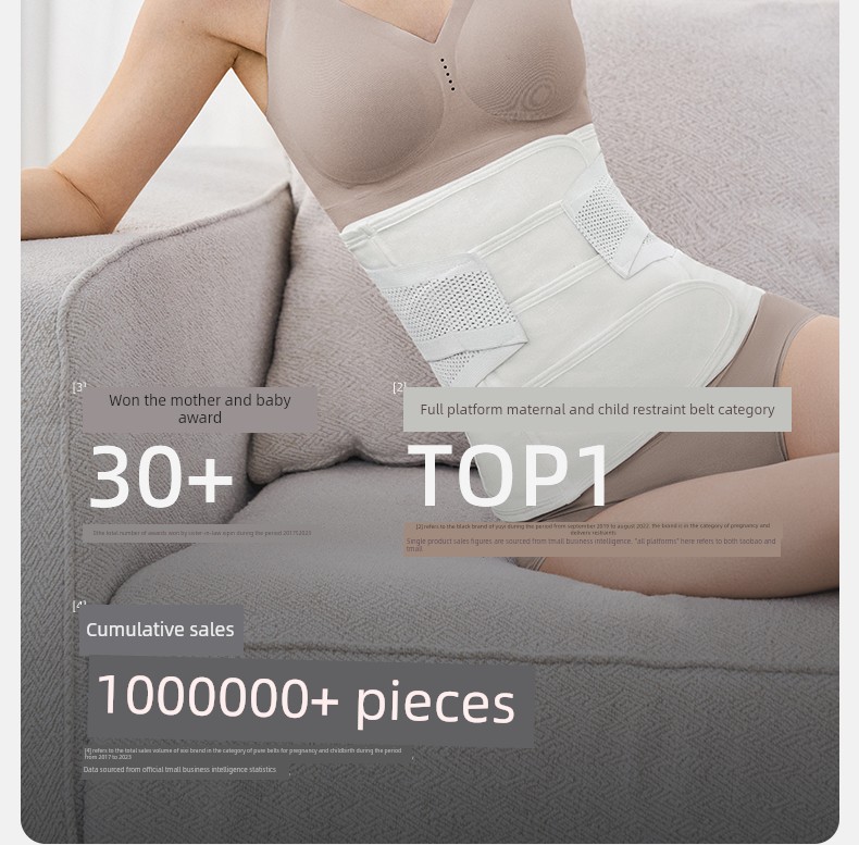 Manxi Abdominal Binder for Postpartum Body Shaping and Recovery, Waist Binder for Postpartum Women, Natural Birth and Caesarean Section Silk Binder — 5