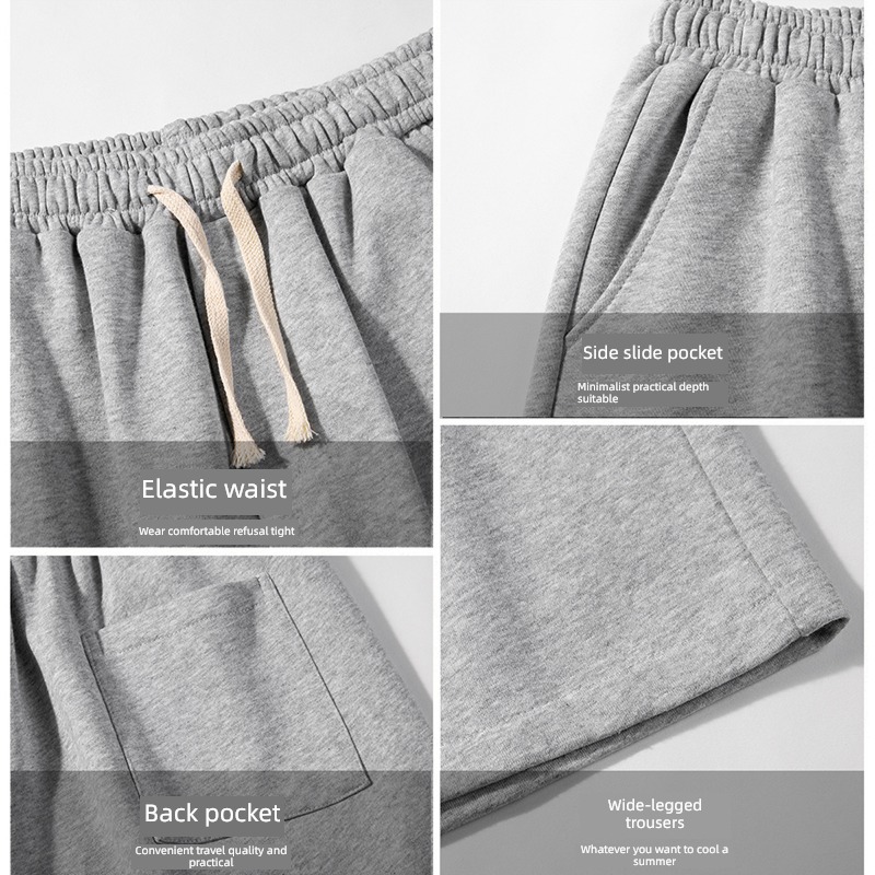 full marks Solid color Simplicity easy Wear out leisure time shorts