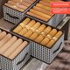 Clothing storage box houndstooth folding artifact storage box wardrobe sorting box fabric box clothing drawer type