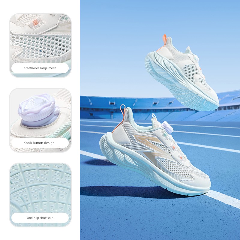 361 Degree Kidsren's Shoes, Kidsren's Running Shoes, Summer New Style Breathable Large Mesh Boys' Shoes, Youth Boys' Sports Shoes — 5