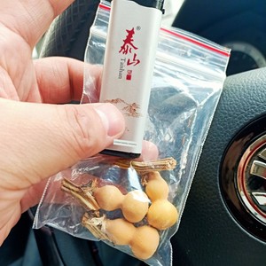 Crafts Gourd Grass Golden Small Hand Toy Hand Toy Hand-Held Collection Home Planting Car Pendant Pliable Temperament