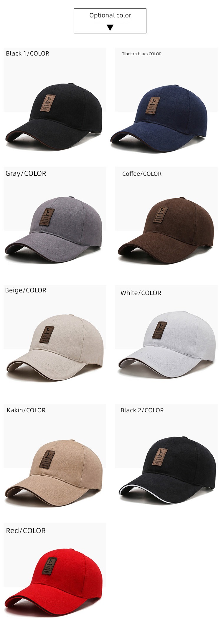 man winter ins Spring and Autumn leisure time female Hat