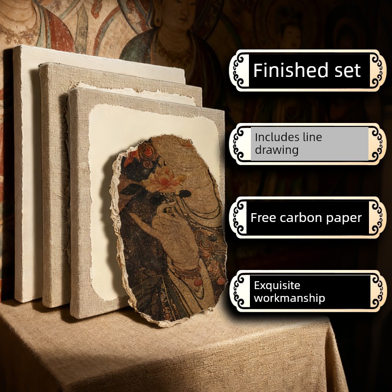 【Viewing the Ancient Past on the Walls】Wholesale of Dunhuang Mural Clay Tiles, Yongle Palace, Faha Temple Study Course Materials, DIY Crafts