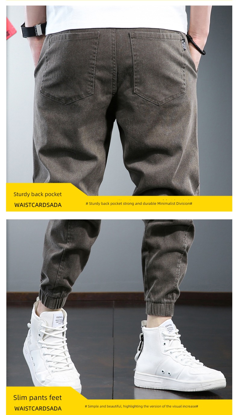 Spring and Autumn solar system Straight cylinder easy man Jeans