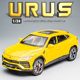 Lamborghini Bison Urus alloy car model 1 24 simulation model car SUV off-road children's toy car