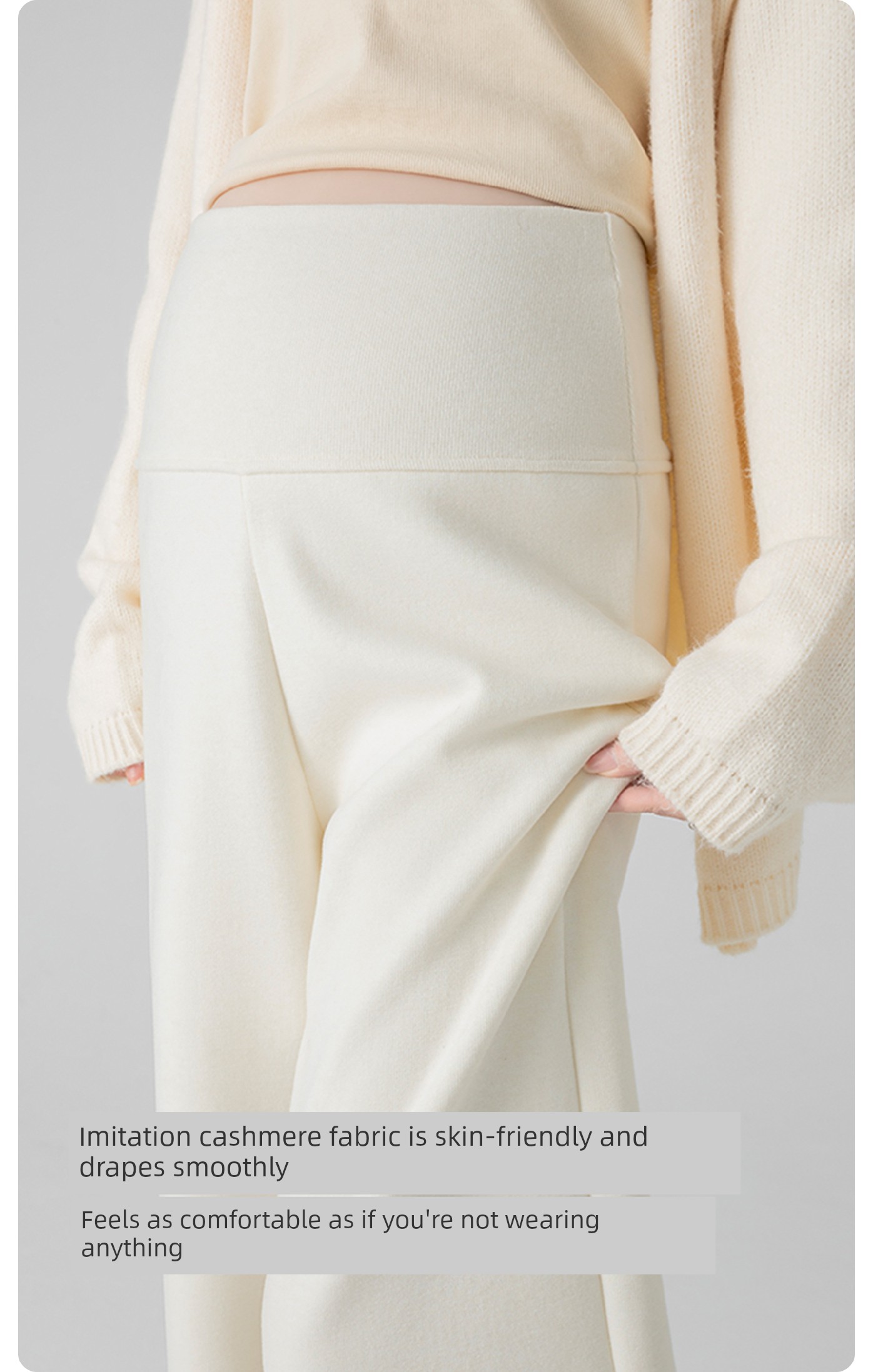 Jq Jingqi Maternity Pants for Autumn 2026 New Wide-Leg Pants That Don'T Squeeze the Belly during Pregnancy, Long Pants for Autumn and Winter Maternity Wear — 11