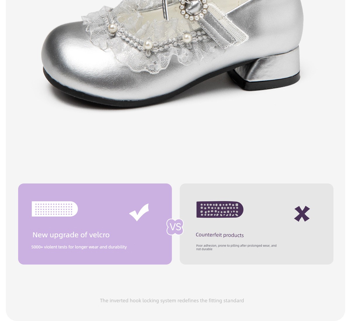Little Girl's Stylish Leather Shoes 2026 New Summer Children's Beautiful Princess Shoes Girls' Soft-Soled High-Heeled Stage Shoes — 13