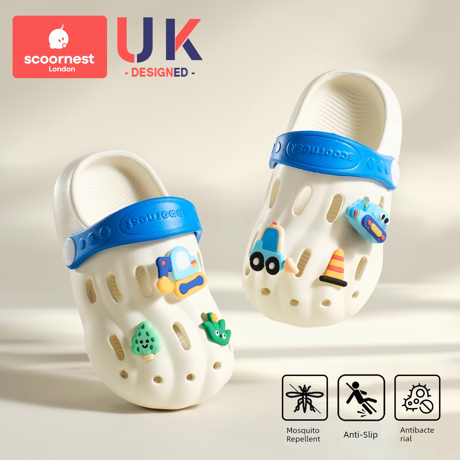 Kechao Kidsren's Clogs Summer Boys' Sandals Indoor Home Bathing Baby Beach Slippers Non-Slip Girls' Slippers — 3