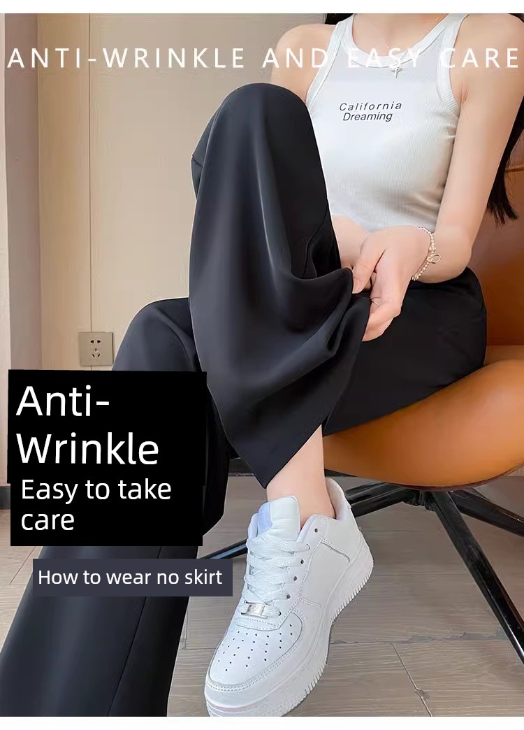 Jq Jingqi Maternity Pants for Autumn 2026, New Style Wide-Leg Suit Pants, Non-Tightening on the Belly during Pregnancy, Autumn and Winter Maternity Wear — 4