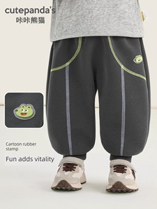 Kaka Panda Baby Autumn Pants Boys Casual Long Pants Children's Spring and Autumn Sweatpants Girls Toddler Autumn Clothin