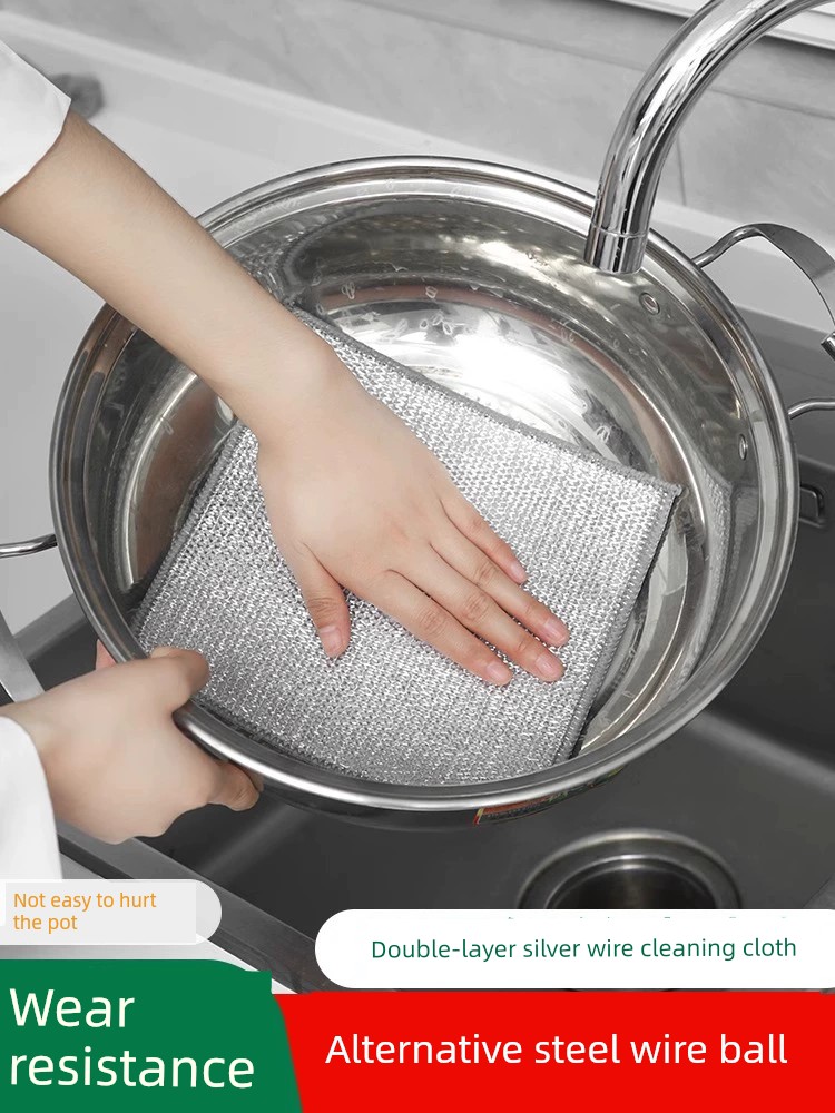 雙面網格洗碗布 強力去汙不沾油 代替鋼絲球 廚房神器