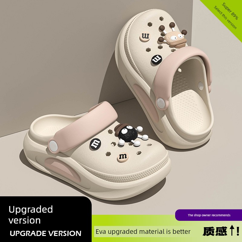 Step Eleven Children's Clog Shoes for Girls 2026 Summer New Thick-Soled Breathable Non-Smelly Non-Slip Parent-Child Sandals for Boys — 8