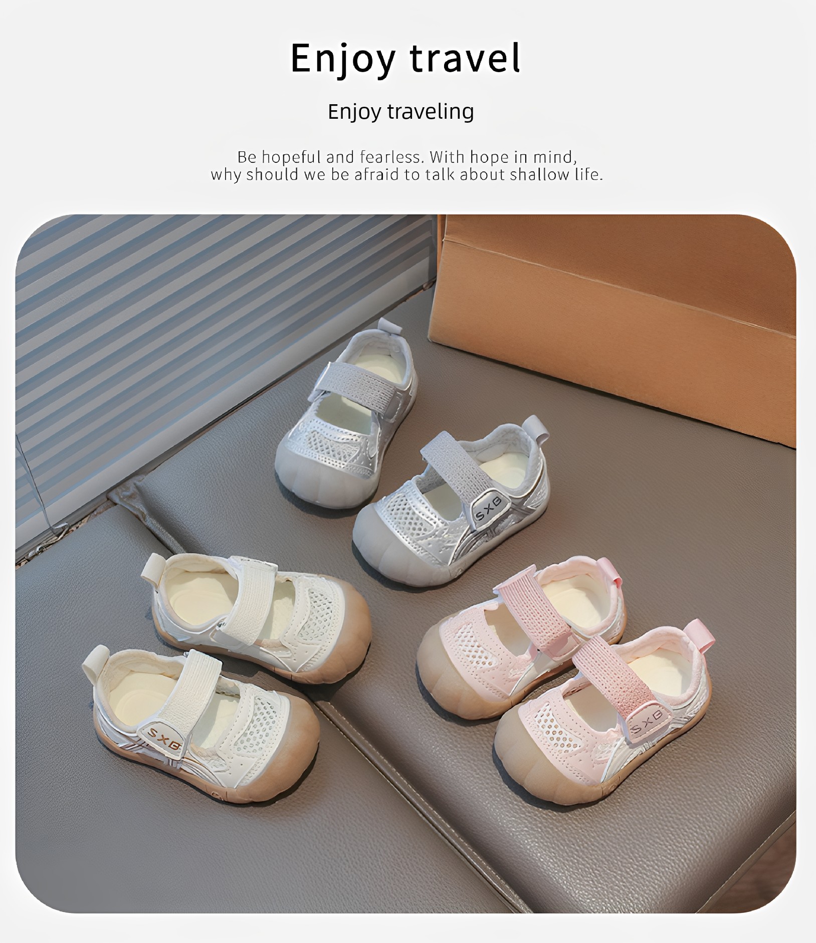 British Baby Girl Sandals 2 Years Old 2026 Summer New Style Girls' Soft-Soled Boys' Baby Mesh Sports Shoes Functional Shoes — 4