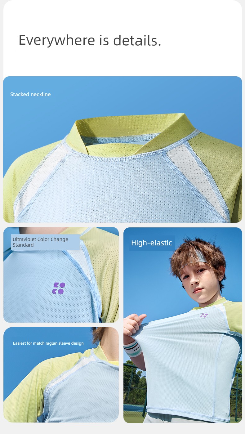Kk Tree Kidsren's Short-Sleeved Quick-Drying Clothing Boys and Girls T-Shirt Tops Bottoming Shirts Baby Inner Wear 2026 Summer New Style — 22