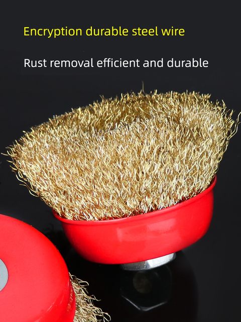Auben wire brush grinding wheel rust removal grinding head angle grinder bowl grinder woodworking electric polishing tool grinder