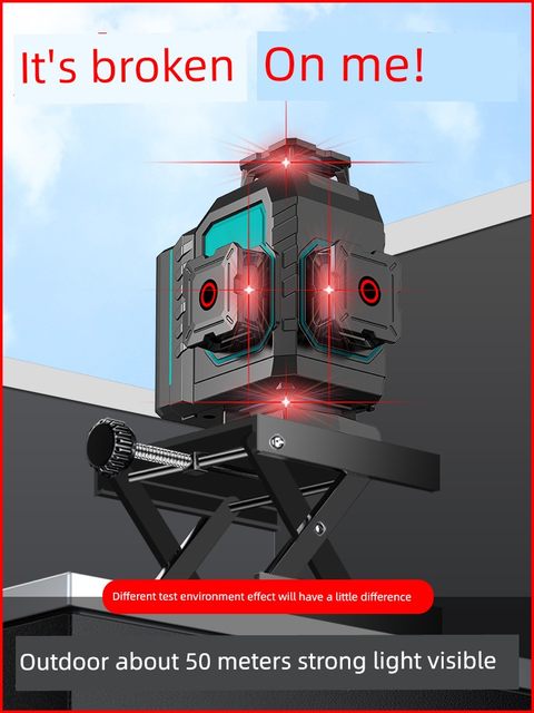 Changshengde 12-line infrared level high-precision strong light thin line laser outdoor blasting leveling wall projection line