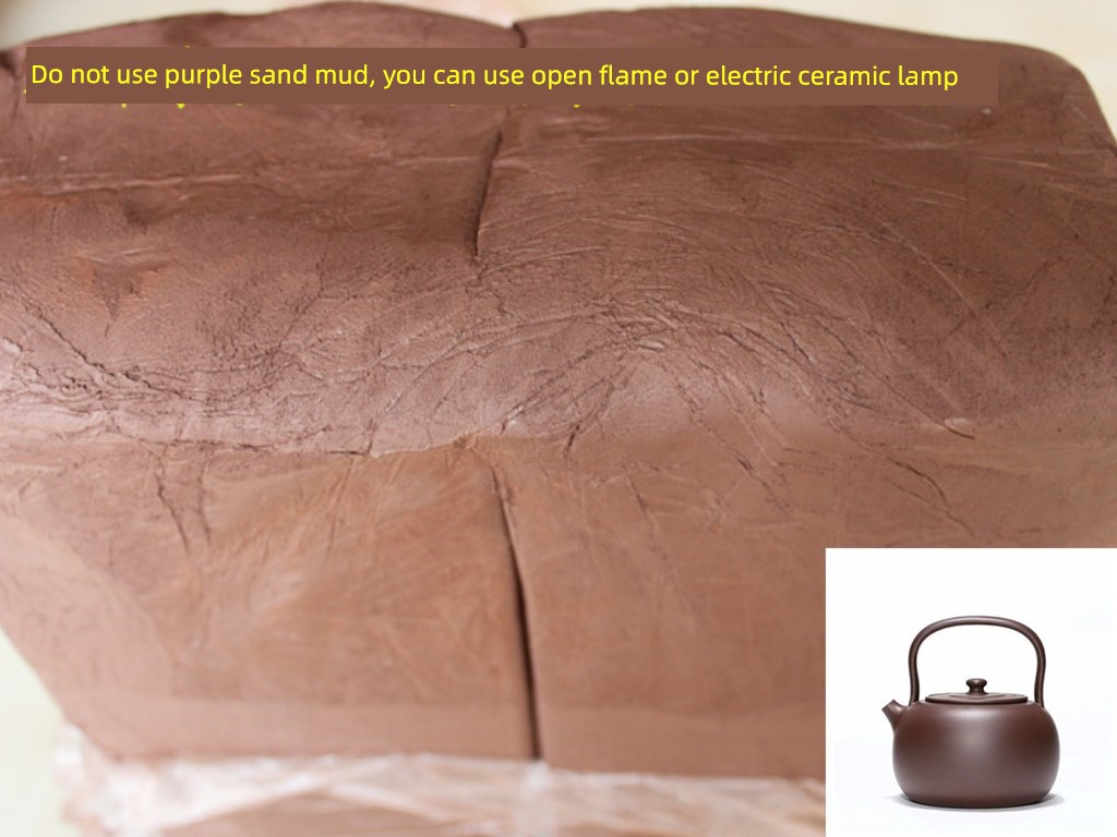 Ancient and Modern Ziyuan Yixing Purple Clay Material, New Type of Non-Explosive Purple Clay, Open Flame Electric Ceramic Furnace Purple Clay Pot Material
