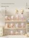 Blind box storage display cabinet cute transparent acrylic desktop display stand hand-doll doll dustproof display box