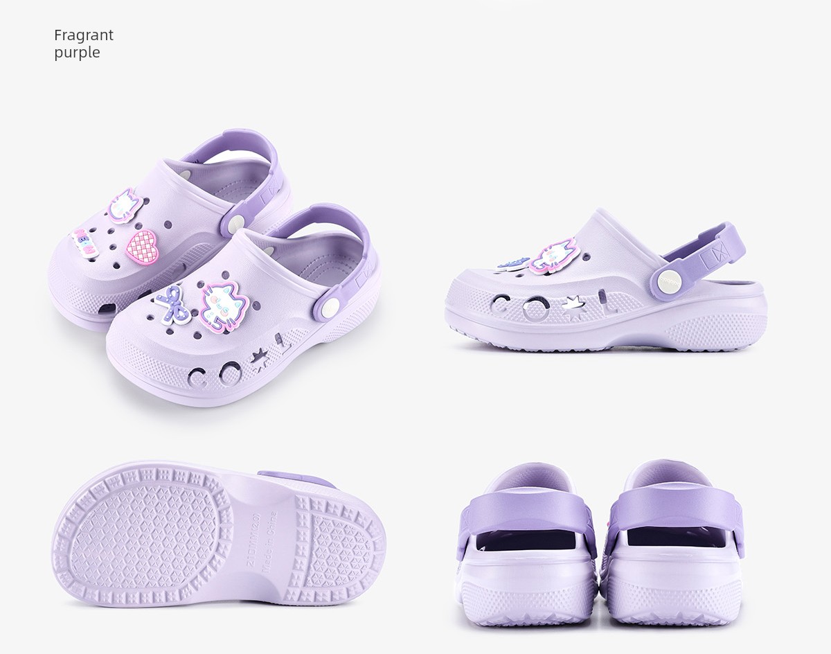 Balabala Kidsren's Slippers for Girls, Summer Baby Clogs for Boys, Cartoon Cute Bathing Beach Shoes, Sandals — 18