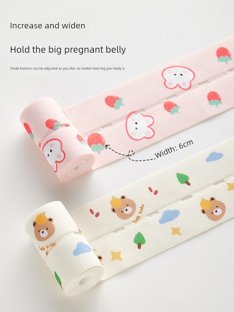 Fetal Heart Monitoring Belt Pregnant Women's Special Birth Inspection Must Be Spare Tire Monitoring Belt Medical Type Widened Adjustable Strap Plus Size — 2