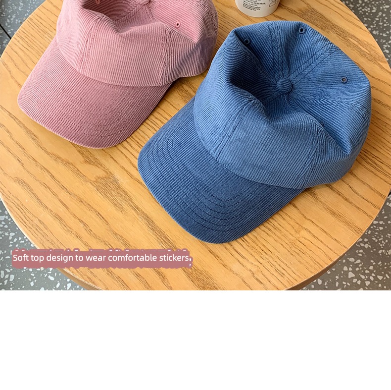 Hu stubble uncle self-control winter face without makeup Soft roof Baseball cap