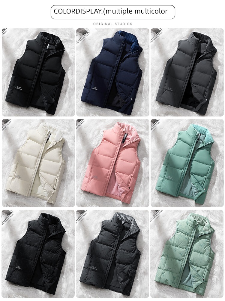 keep warm vest lovers motion loose coat down Vest