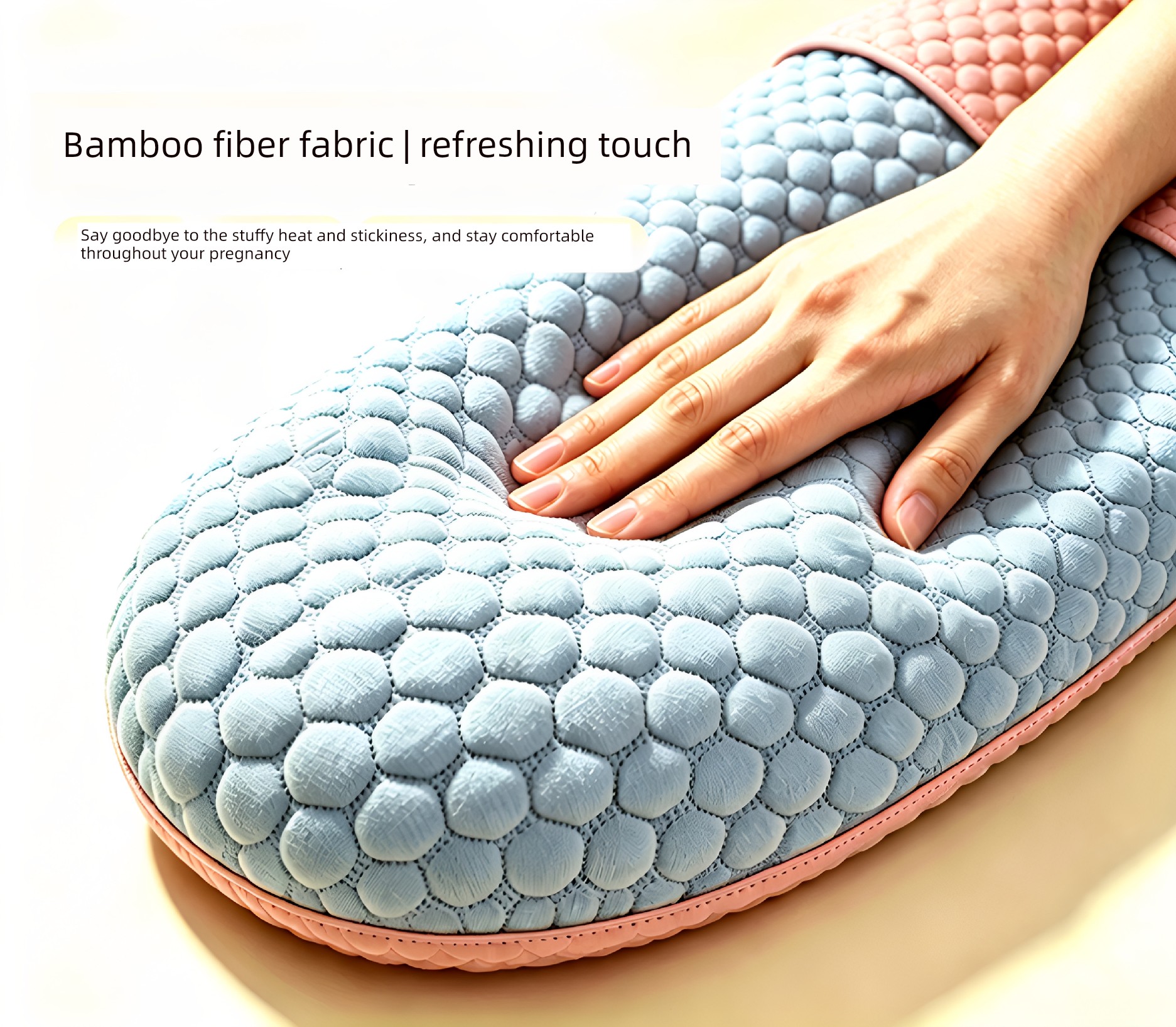Pregnancy Pillow for Waist Support, Side Sleeping, Belly Support, Side-Lying Pillow, Pregnancy-Specific Sleeping Pillow, Special Pillow for Late Pregnancy — 2