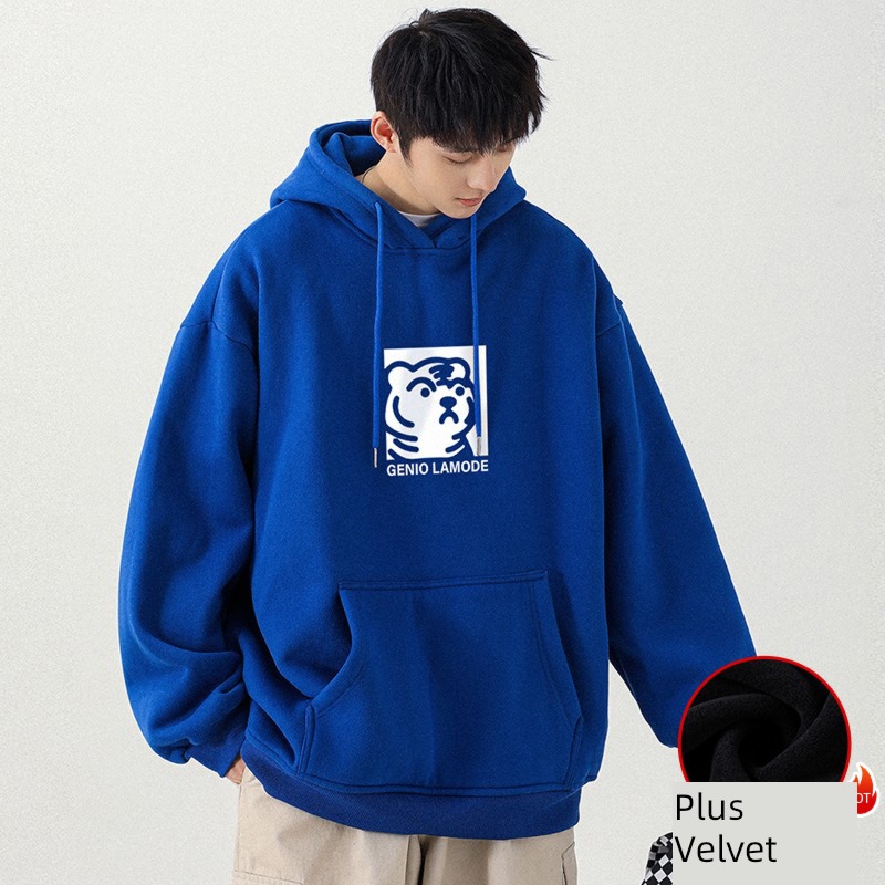 National tide Spring and Autumn over size Couple Sweater