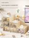 Desktop storage box drawer type figure blind box display rack transparent dustproof Pop Mart storage and finishing box