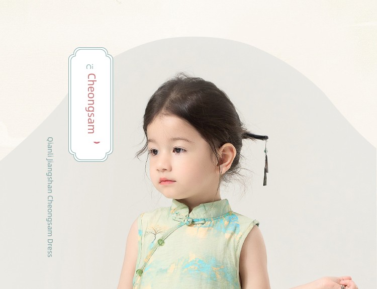 Summer New Chinese Style Kids' Skirt Western Style Baby Girl Han Dynasty — 6