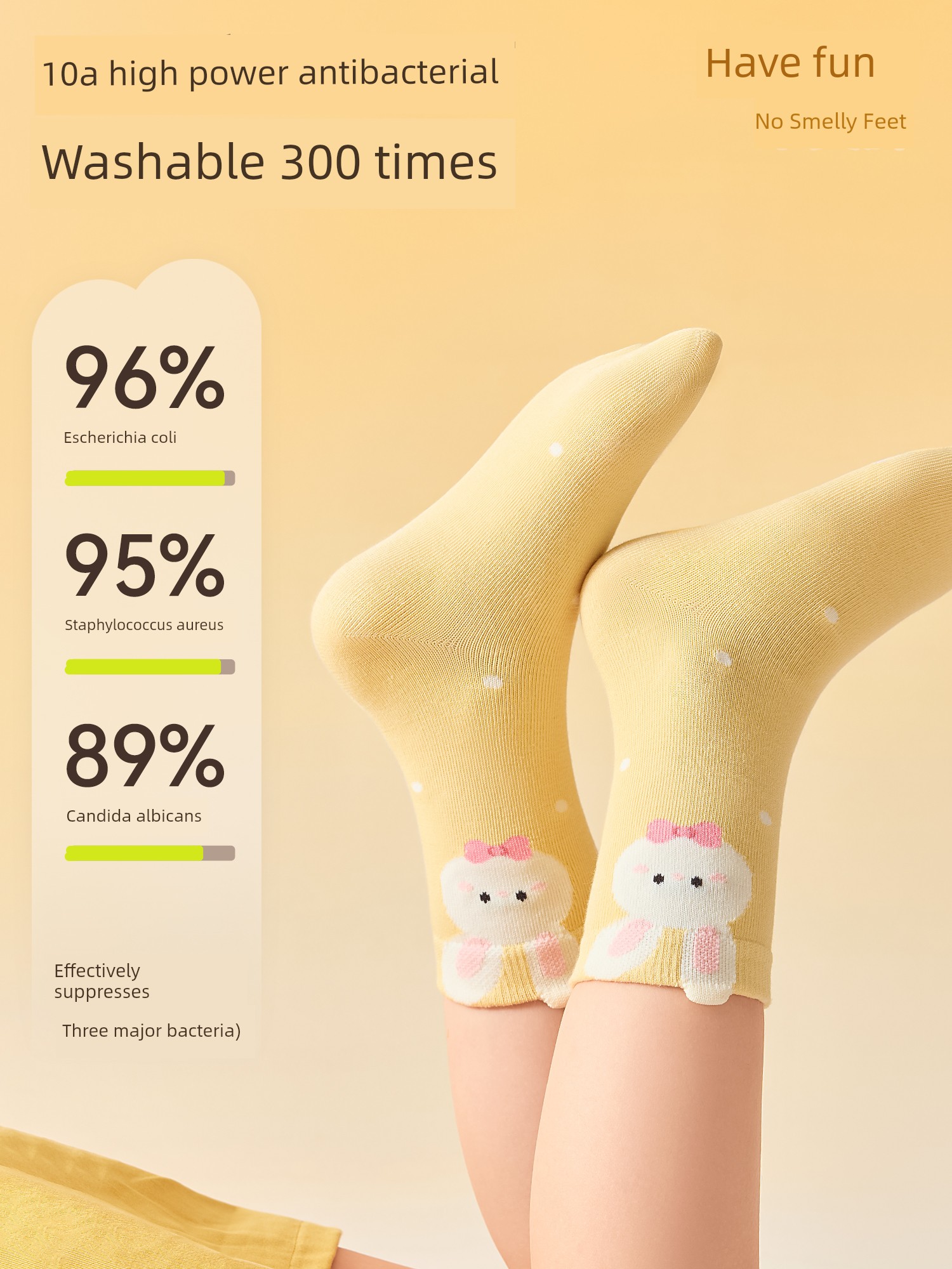 Children's Socks, Pure Cotton Socks, Girls' Baby Autumn Thin Breathable Long Socks, Little Girls' High Tube Autumn Cotton Socks, Kidsren's Socks — 4