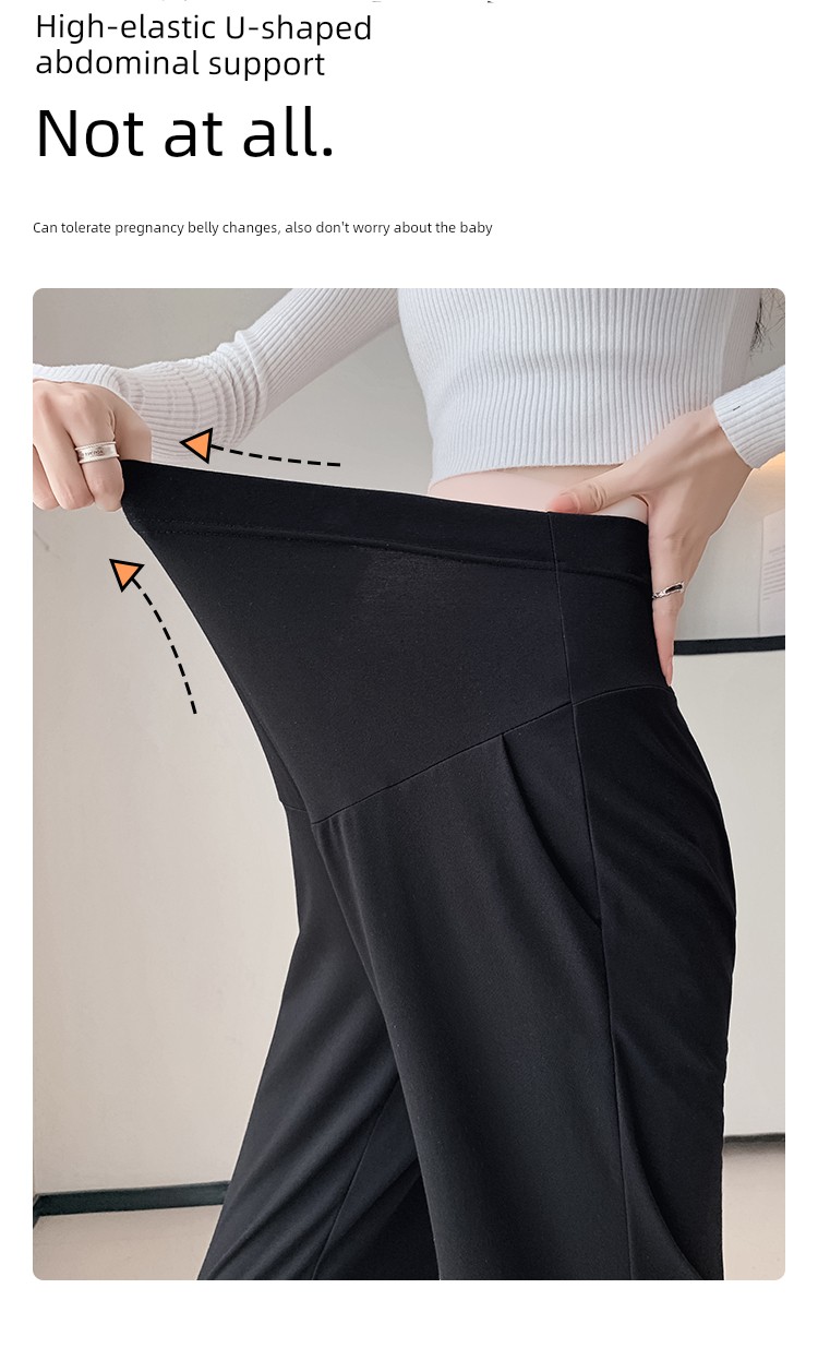 Autumn and Winter Outer Wear Thick Pregnant Women's Pants — 14