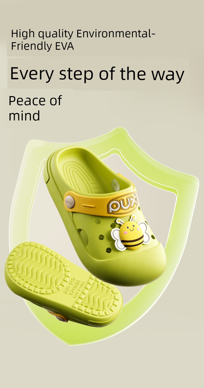 Puxi 2026 Clogs for Children, Boys and Girls, Summer Thick-Soled Height-Increasing Slippers with a Soft, Non-Slip Feel, Suitable for Outdoor and Beach Wear — 12