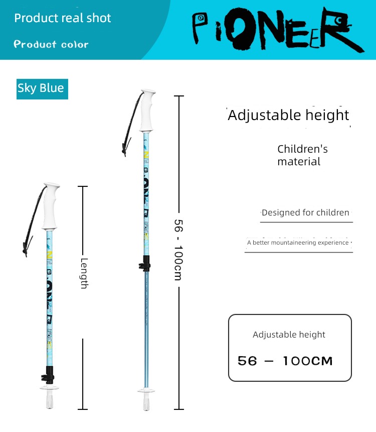 pioneer new pattern children Mountaineering outdoors travel Walking stick