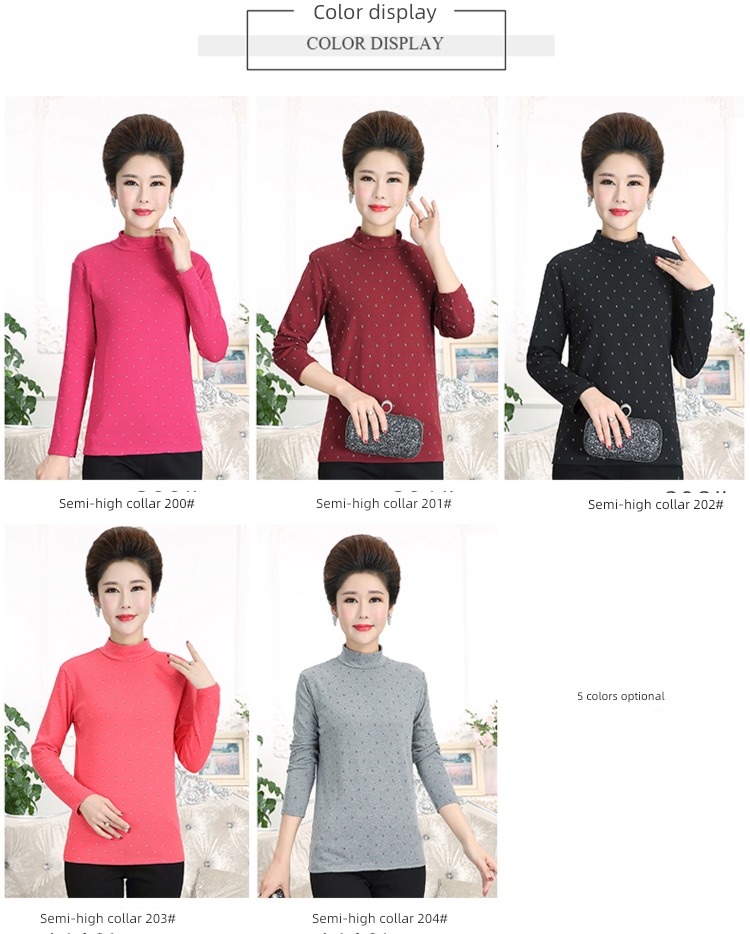 ma'am Cotton printing jacket Long sleeve Undershirt T-shirt