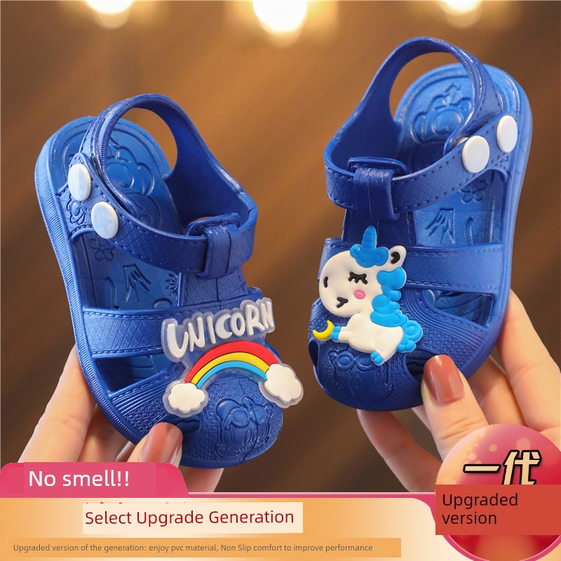 Children's Plastic Non-Slip Soft Bottom Summer Closed Toe Sandals — 2