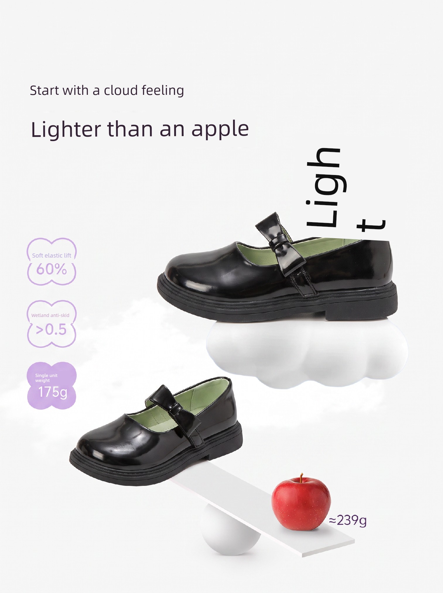 Black Leather Shoes for Girls, College Style, Suitable for Skirts, British Style, Versatile, Comfortable, Round Toe, 2026 New Model, Women's Summer Style — 3