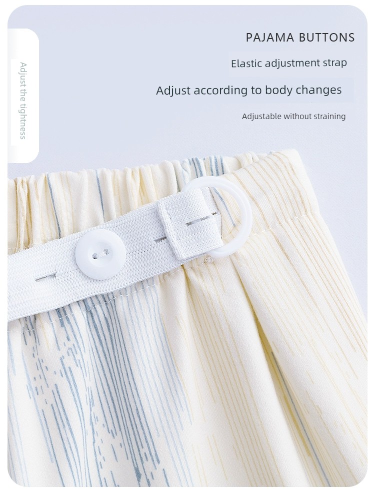 With Chest Pad Pure Cotton Spring and Autumn Nursing Clothing Confinement Clothing — 14
