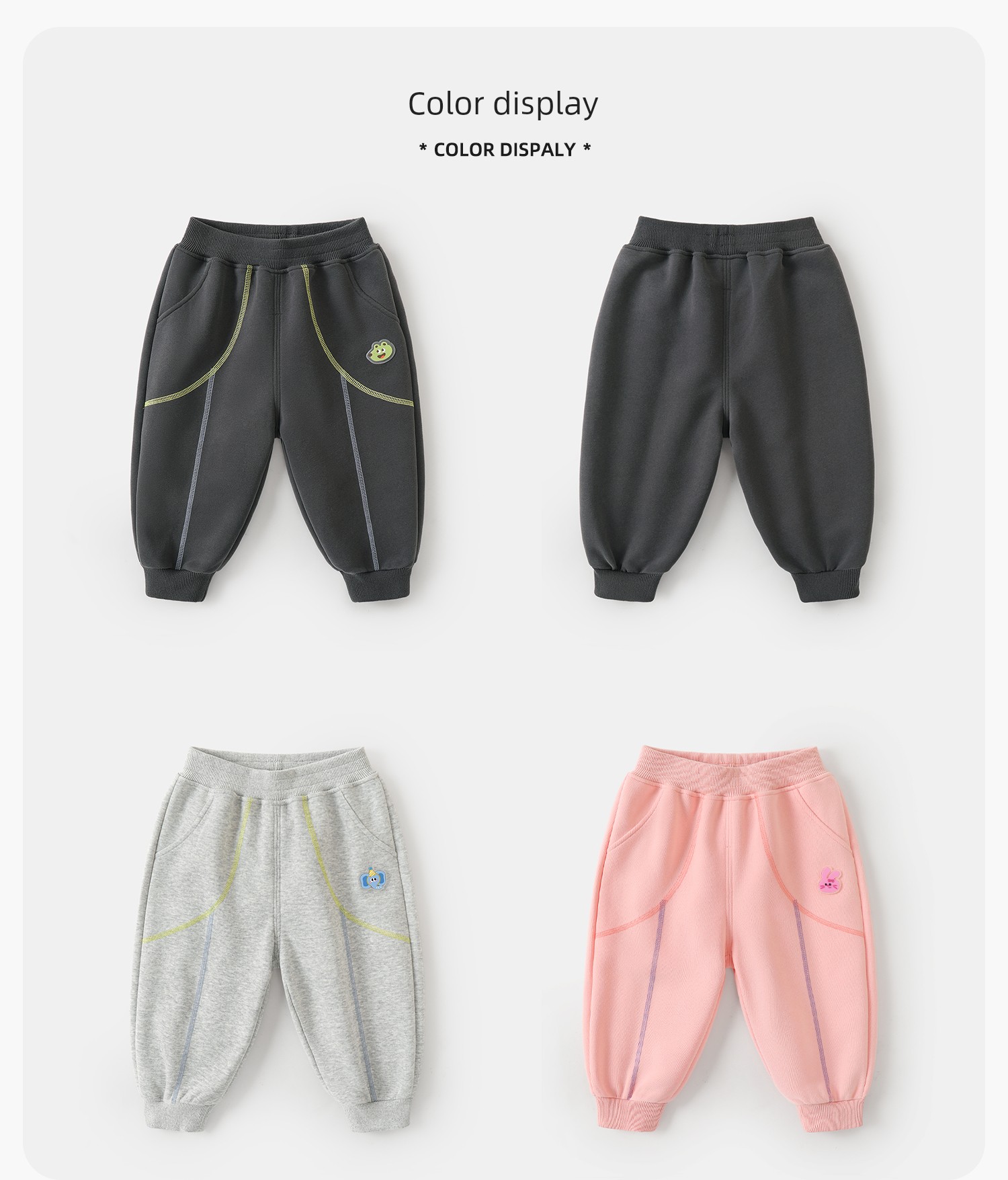 Kaka Panda Baby Autumn Pants Boys Casual Long Pants Children's Spring and Autumn Sweatpants Girls Toddler Autumn Clothing — 13
